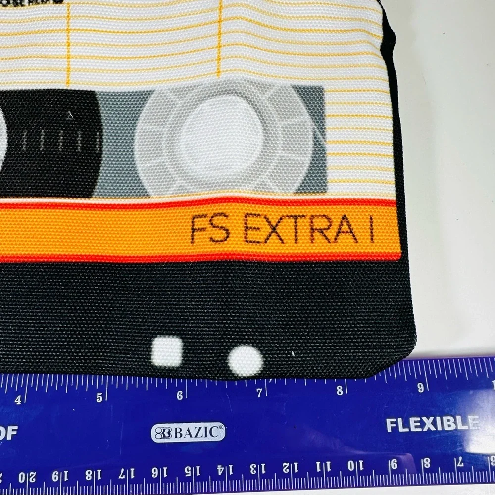 Retro Cassette Tape Pouch makeup bag